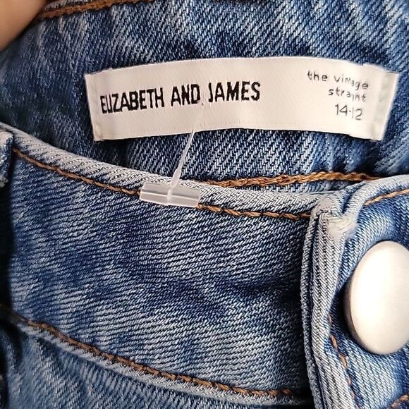 ❤️Vintage Elizabeth and James Women's High Rise denim jeans bootcut size 14 - Picture 5 of 8